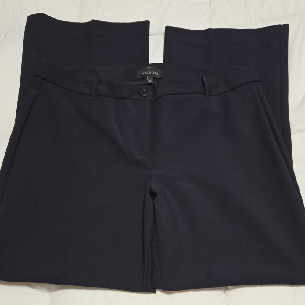 Womens Talbots Size 14 Navy Dress Pants